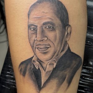 dad face tattoo