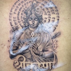 krishna tattoo